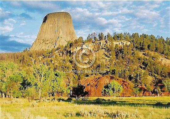 Devil's Tower from the Belle Fourche River