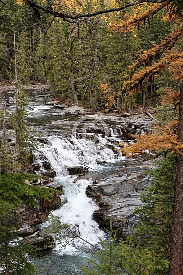 McDonald Creek Falls