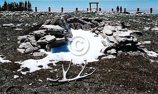 Medicine Wheel Cairn and Prayer Offering Medicine Wheel Cairn and Prayer Offering