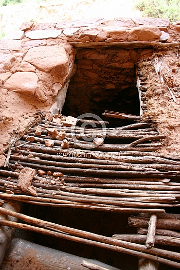 Kiva Roof with Jacal Reconstruction