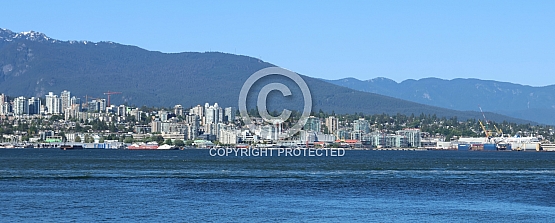 North Vancouver from Lion's Gate Bridge