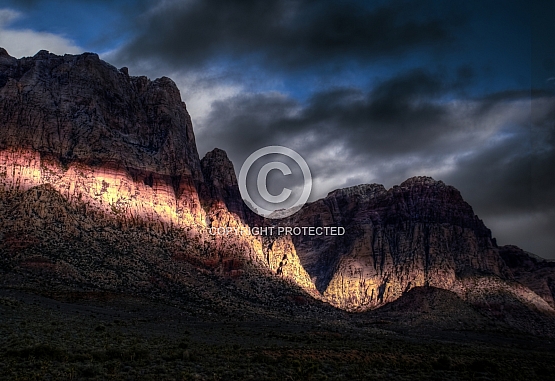 Twilight Shadows on Mount Wilson