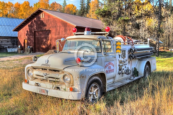 Polebridge Volunteer Fire Truck