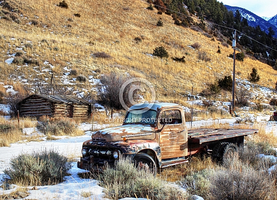 51 Ford Flatbed at Old Chico