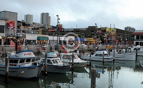 On Fisherman's Wharf Looking to Anchorage Square