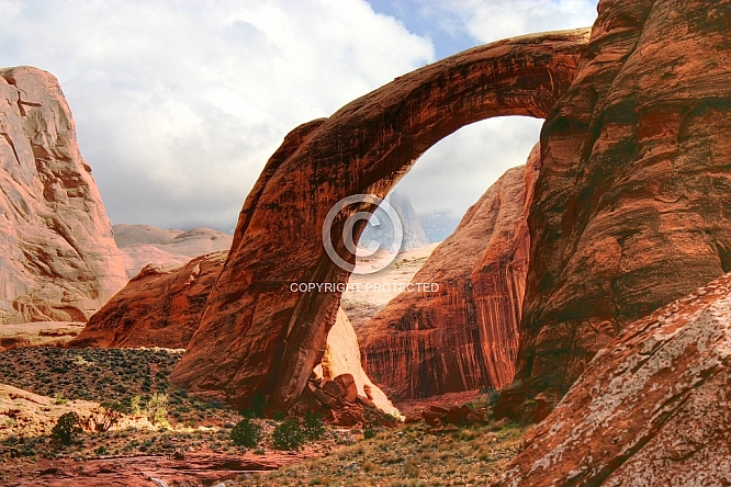 Rainbow Bridge in Forbidden Canyon