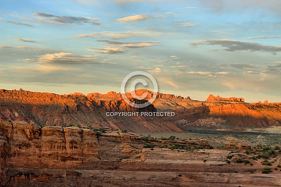 Golden Dawn from Delicate Arch Trail