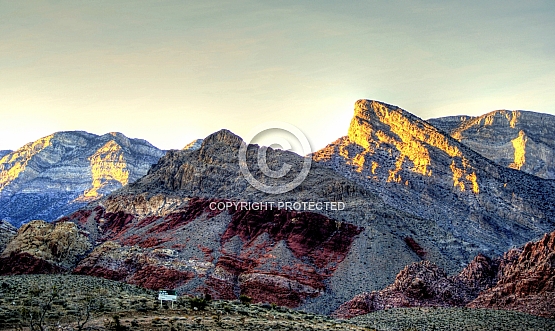 Turtle Peak Landscape at Dusk